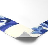 Lemon Floral Mediterraan Vrijgezellenfeest kaarten Poster (Hoek)