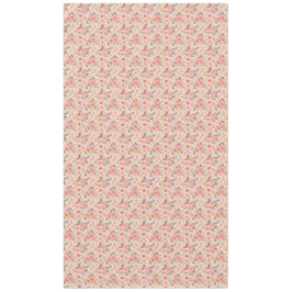 Lemon  Floral pink Peony rustic Pattern  Tafelkleed