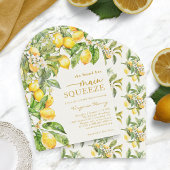 Lemon Floral Vrijgezellenfeest Kaart