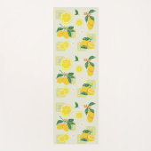 Lemon Floral Yogamat (Voorkant)