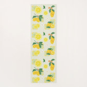 Lemon Floral Yogamat (Achterkant)