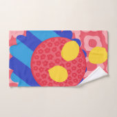 Lemon Flower Bord Bad Handdoek (Handdoek)