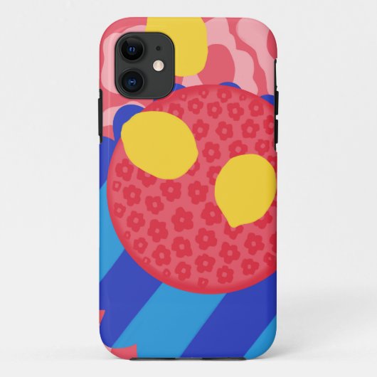 Lemon Flower Bord Case-Mate iPhone Case (Achterkant)