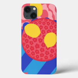 Lemon Flower Bord Case-Mate iPhone Case