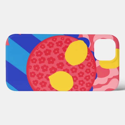 Lemon Flower Bord Case-Mate iPhone Case (Achterkant (horizontaal))