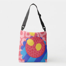Lemon Flower Bord Crossbody Tas