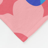 Lemon Flower Bord Fleece Deken (Hoek)