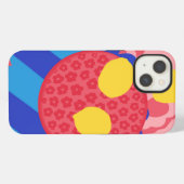 Lemon Flower Bord iPhone Hoesje (Achterkant horizontaal)