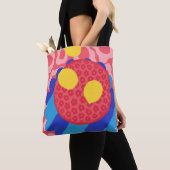 Lemon Flower Bord Tote Bag (Dichtbij)