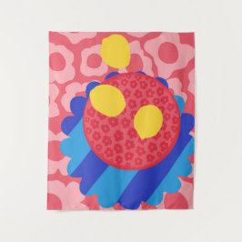 Lemon Flower Bord Wandkleed