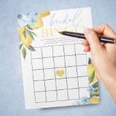 Lemon Flower Gift Bingo Bridal Shower Game Pack Notitieblok