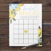 Lemon Flower Gift Bingo Bridal Shower Game Pack Notitieblok