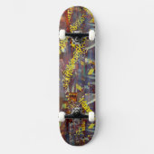 Lemon Font Graffiti Persoonlijk Skateboard (Voorkant)