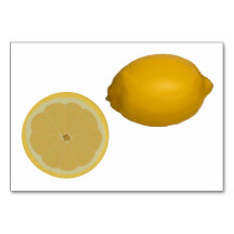 Lemon Food Reading Flashcards for Adults