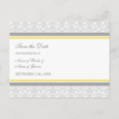 Lemon Foto Sla de datum bruiloft Briefkaarten (Achterkant)