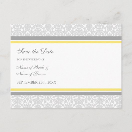 Lemon Foto Sla de datum bruiloft Briefkaarten (Achterkant)