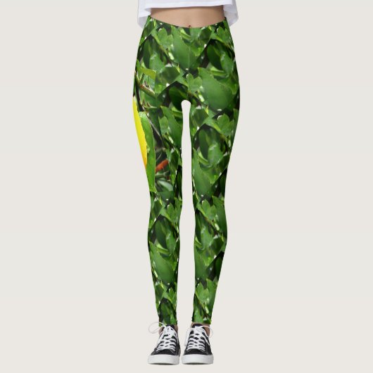 Lemon, foto van de natuur en de tuin leggings (Voorkant)