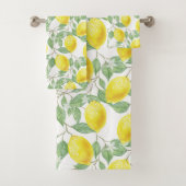 LEMON FRESH FRUIT PATTERN BAD HANDDOEK (Insitu)