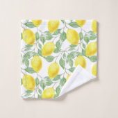 LEMON FRESH FRUIT PATTERN BAD HANDDOEK (Wasdoekje)