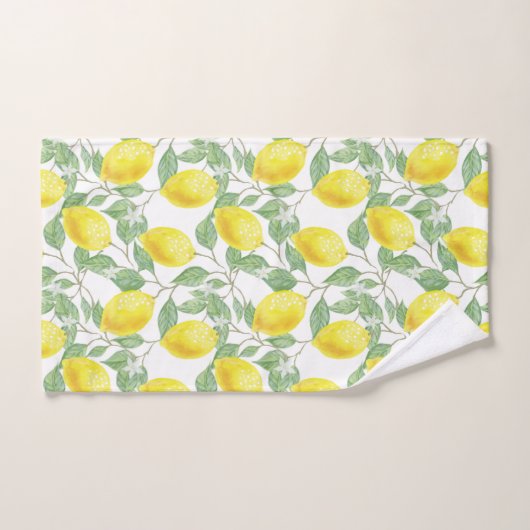 LEMON FRESH FRUIT PATTERN BAD HANDDOEK (Handdoek)