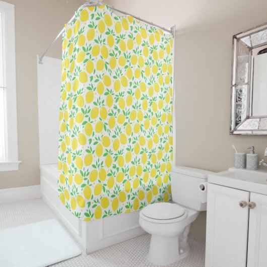 LEMON FRESH FRUIT PATTERN DOUCHEGORDIJN (In situ)