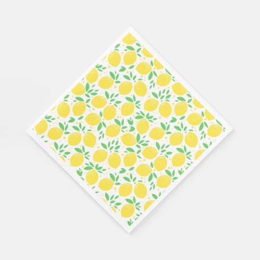 LEMON FRESH FRUIT PATTERN NAPKIN SERVET (Hoek)