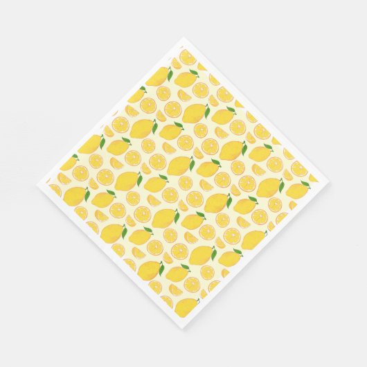 LEMON FRESH FRUIT PATTERN NAPKIN SERVET (Hoek)