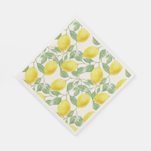LEMON FRESH FRUIT PATTERN NAPKIN SERVET (Hoek)
