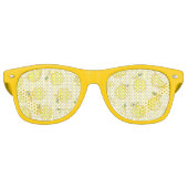LEMON FRESH FRUIT PATTERN RETRO ZONNEBRIL (Voorkant)