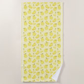 LEMON FRESH FRUIT PATTERN STRANDLAKEN (Voorkant)