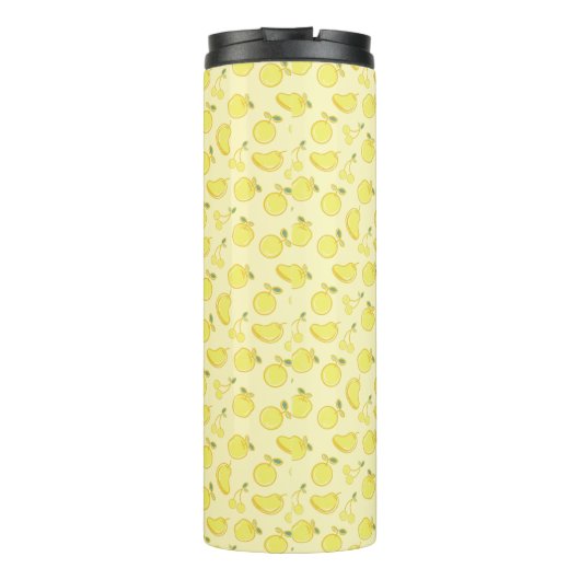 LEMON FRESH FRUIT PATTERN THERMOSBEKER (Achterkant)