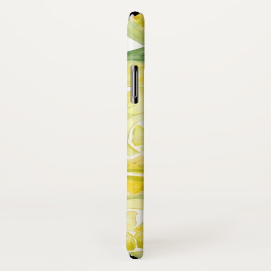 Lemon Fresh: Gepersonaliseerde Waterverf Lemons Te Case-Mate iPhone Case (Achterkant / rechts)