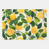 Lemon Fresh Wrapping Paper" Inpakpapier Vel (Voorkant 3)