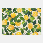 Lemon Fresh Wrapping Paper" Inpakpapier Vel (Voorkant 2)