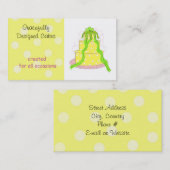 Lemon Frost Ontwerpers Taart Zakelijke Kaart Visitekaartje (Voorkant / Achterkant)