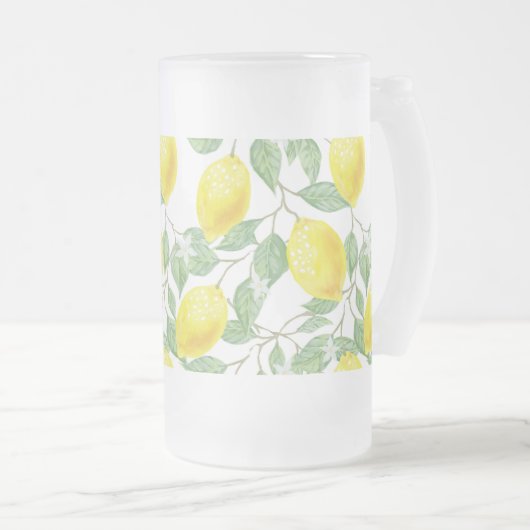 Lemon Frosted Mok (Voorkant rechts)