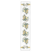 Lemon Fruit | 16"x90"-tabeluitvoerder Medium Tafelloper (Voorkant)