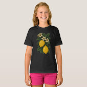 Lemon Fruit Art Lemon Boerderij T-shirt (Voorkant volledig)