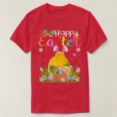 Lemon Fruit Bunny Egg Hunting Funny Lemon Happy Ea T-shirt (Design voorkant)