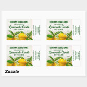 Lemon Fruit Candle Ingredients Label (Vel)