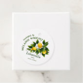 Lemon Fruit Canning Classic Round Sticker Bedankjes Labels (In situ)