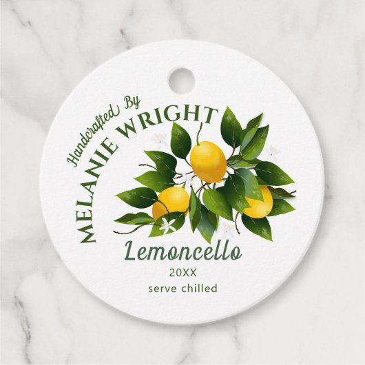 Lemon Fruit Canning Classic Round Sticker Bedankjes Labels (Voorkant)
