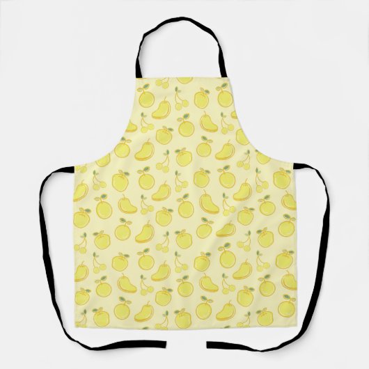 LEMON FRUIT, GEEL PATROON SCHORT (Voorkant)