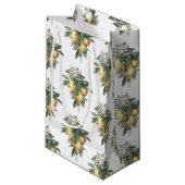 Lemon Fruit Glossy Gift Bag Klein Cadeauzakje (Voorkant Gekanteld)