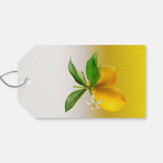 Lemon Fruit Lemoncello Cadeaulabel (Achterkant Horizontaal)
