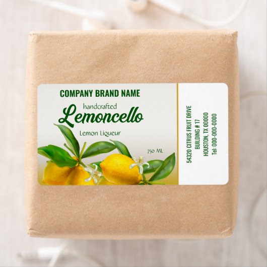 Lemon Fruit Lemoncello Etiket (Insitu)