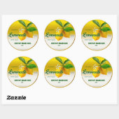 Lemon Fruit Lemoncello Ronde Sticker (Vel)