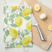 LEMON FRUIT PATTERN BATH TOWEL SET THEEDOEK (Quarter Fold)