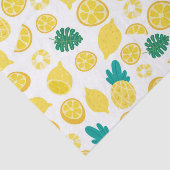 Lemon Fruit Pattern Decoupage Tissue Paper Tissuepapier (Detail)