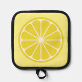 Lemon Fruit Slice Pannenlap (Voorkant)